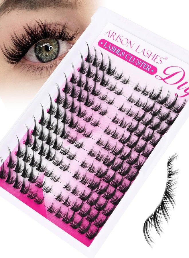 ARISON LASHES Wispy Lash Clusters Spiky Eyelash Extensions Fox Natural Lash Right Left Individual Lashes Cat Thin Soft Lash Extension Waterproof Lash Cluster - Image 2